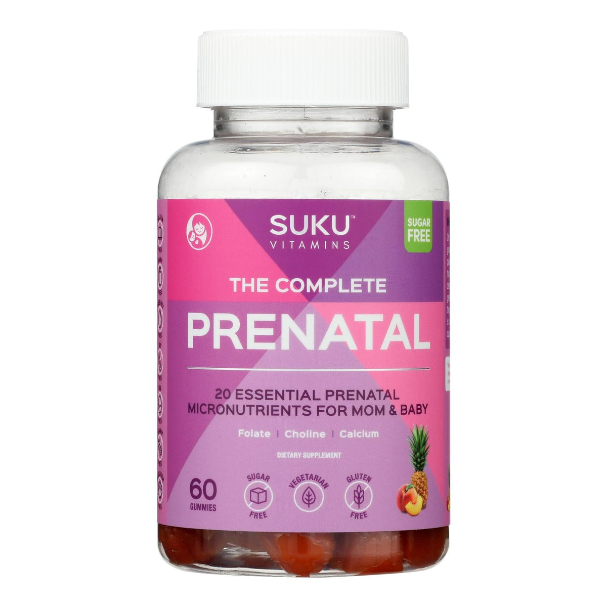 Suku Vitamins Complete Prenatal Gummies, 60 ct