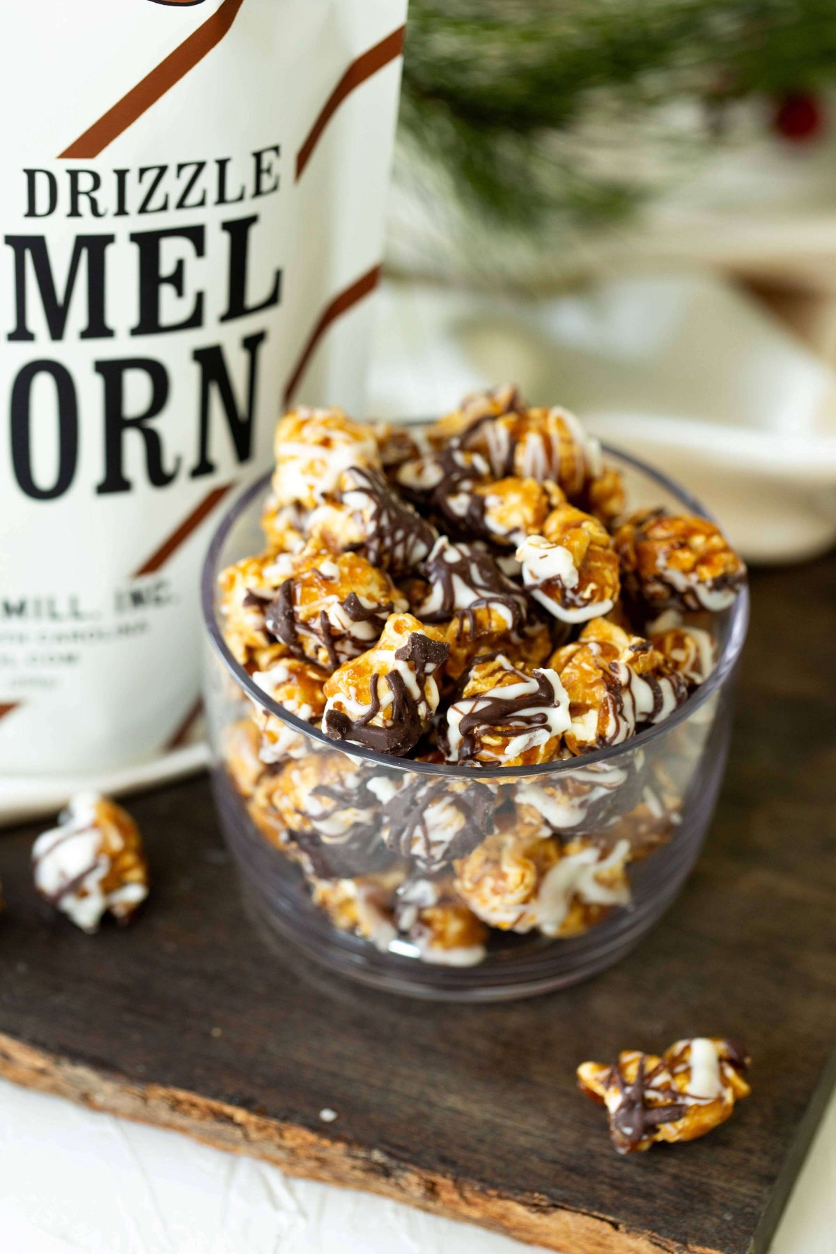 Old School Brand Chocolate Drizzle Caramel Popcorn