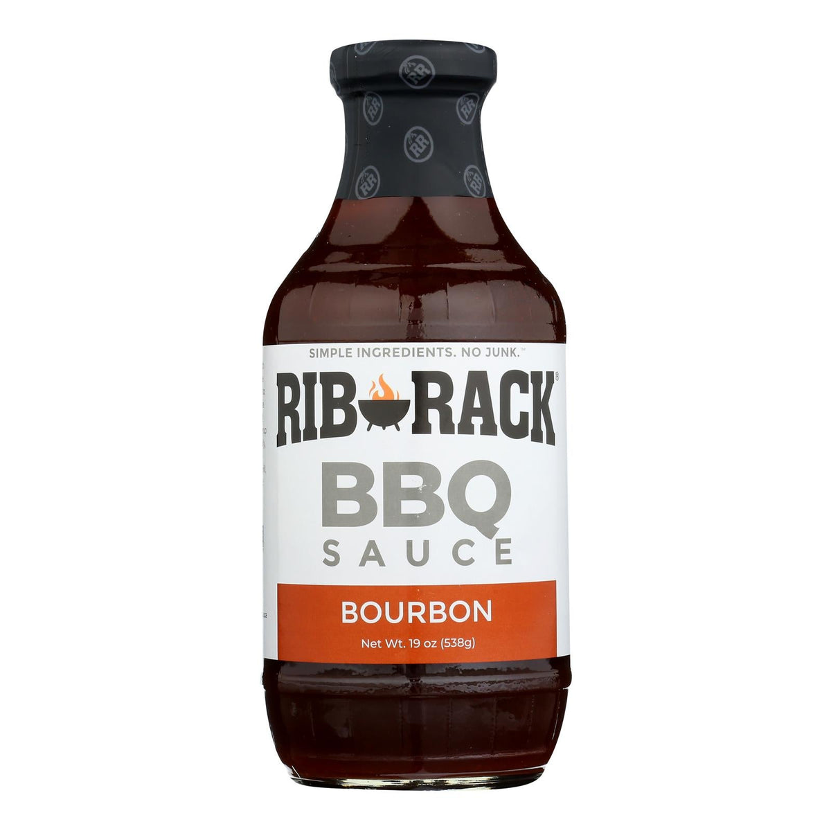 Rib Rack Southern Bourbon BBQ Sauce, 19 oz (Case of 6)