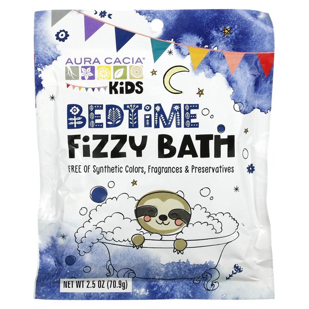 Aura Cacia Fizzy Bath Kids Bedtime (Pack of 6 2.5 Oz)