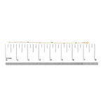 14K Yellow Gold Alternating Green Emerald and Diamond Bezel Station Chain Bracelet - Size 7.5 inch