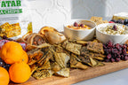 12 Pack Pita Chip Variety (4 Za'atar Pita Chips, 4 Spicy Za'atar Pita Chips, 4 Sea Salt Pita Chips)