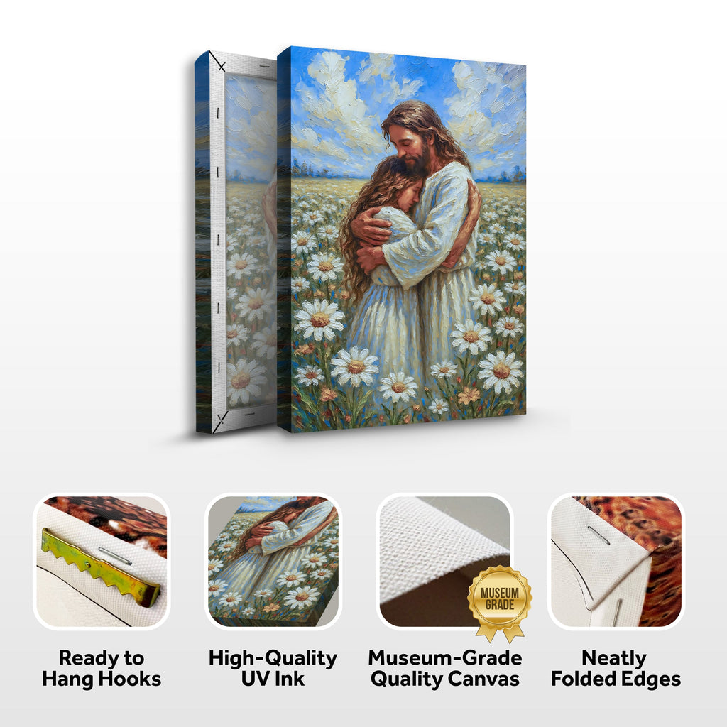 Jesus With Children Faith Wall Art