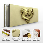Eternal Love Figure Abstract Wall Art