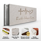 Faith, Hope, Love Faith Wall Art IV