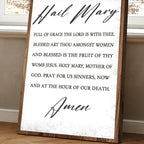 The Hail Mary Faith Sign