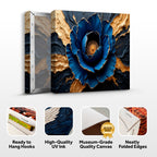 Sapphire Bloom Wall Art
