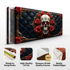 Rose and Skull Wall Art VII