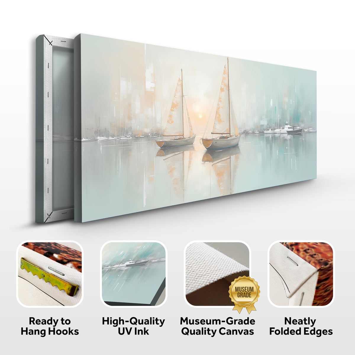 Abstract Pier and Dock Wall Art