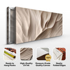 Soft Waves of Elegance Wall Art