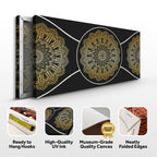 Gold Sacred Geometry Wall Art