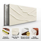 Abstract Minimalist Wave Wall Art II