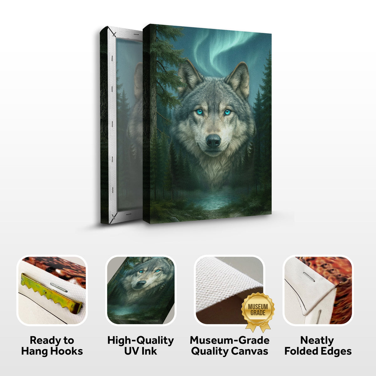 Wolf Northern Symphony Wall Art