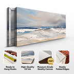 Serene Ocean Wave Coastal Wall Art IX