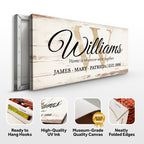 Personalized Family Sign XI