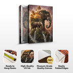 Elephant Jungle Majesty Wall Art