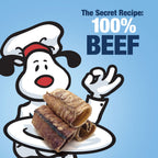 ValueBull Beef Trachea Bites for Small Dogs, Premium, 1 Pound