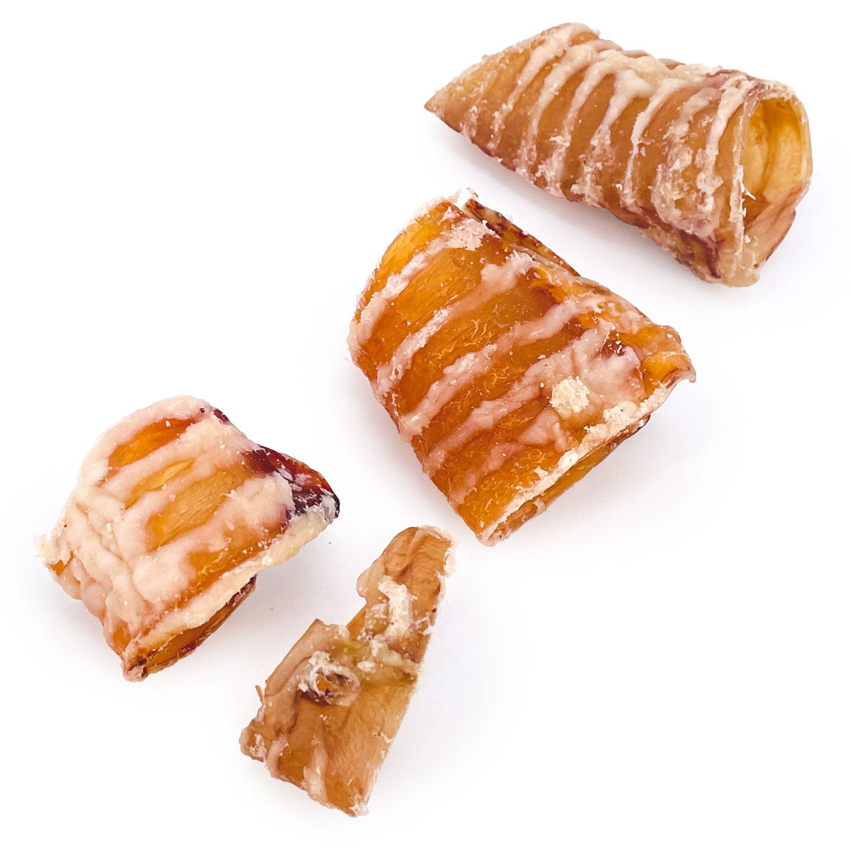 ValueBull Beef Trachea Bites for Small Dogs, Premium, 1 Pound