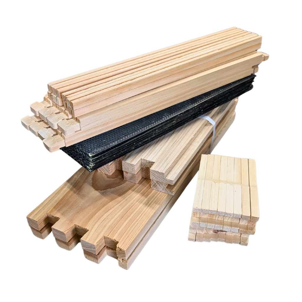 8-Frame Completed, Deep 9 5/8-inch Box with Frames and Foundation