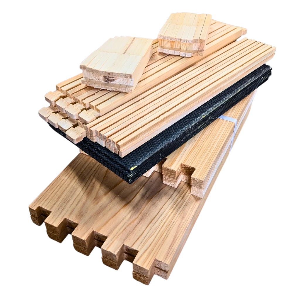 8-Frame Completed, Deep 9 5/8-inch Box with Frames and Foundation