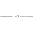 .925 Sterling Silver 4 Cttw Round-Cut Double Row Composite Diamond Heart 18" Pendant Necklace (K-L Color, I1-I2 Clarity)