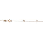 10K Rose Gold 1/2 Carat Round Brilliant-Cut Diamond Modern Bezel-Set Solitaire 16"-18" Pendant Necklace (H-I Color, SI2-I1 Clarity)
