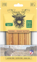 Yellow Yak Churro Peanut Butter Soft Dense Chew, 4 oz (Case of 6)