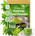 40 Premium Soursop Graviola Leaf Tea Bags, 100% Natural and Pure from Soursop Leaves, Handmade, Made With Natural Materials-Corn Fiber Tea Bag, Sugar/Caffeine/Gluten Free, Hoja Guanabana Tea