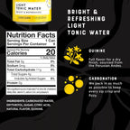 Q Mixers Light Tonic Water, 4 x 7.5 fl oz (Case of 6)