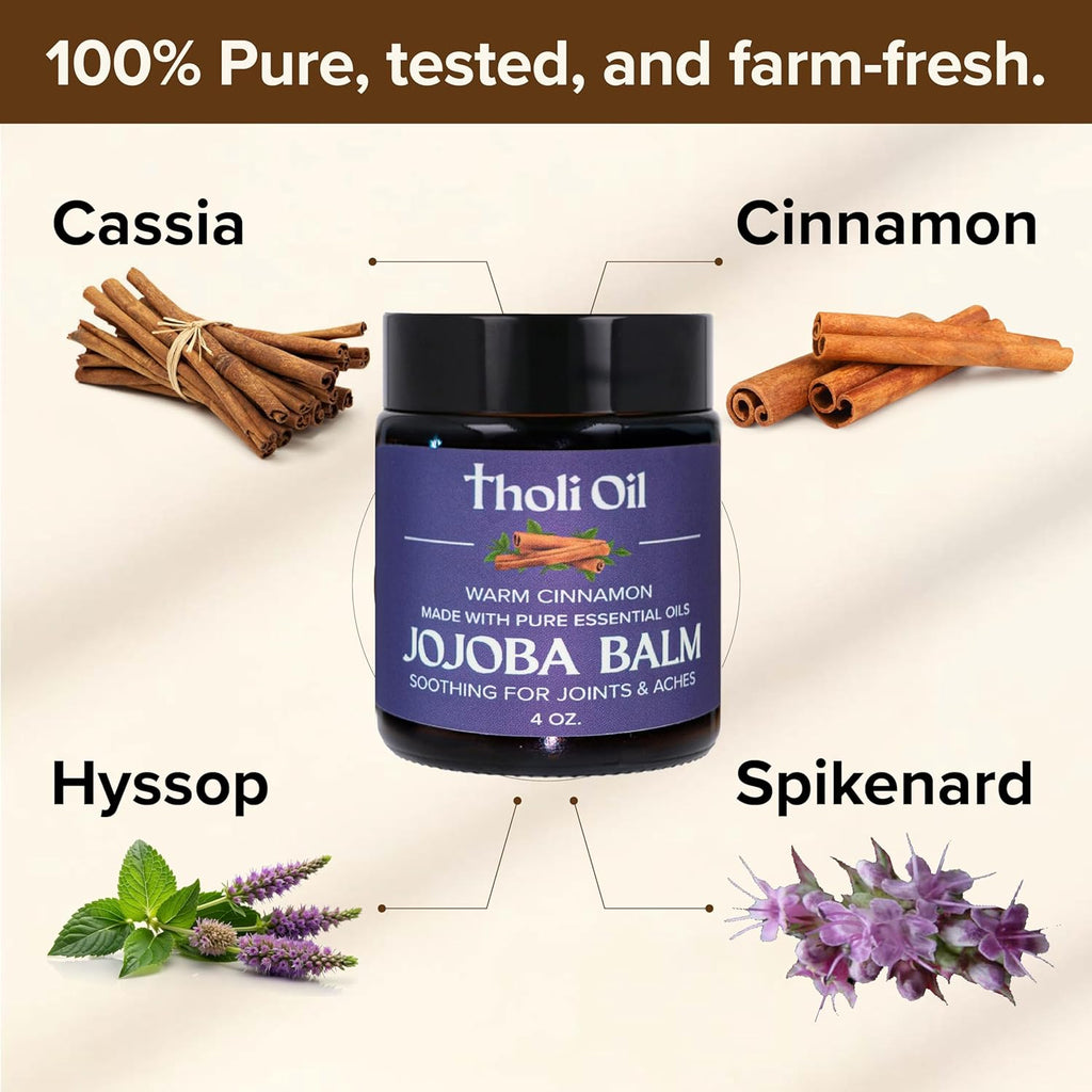 Jojoba Balm | Multiple Sizes | Vegan & Made in the USA | tHoli