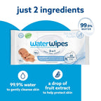 WaterWipes Unscented Water-Based Baby Wipes, 720 ct