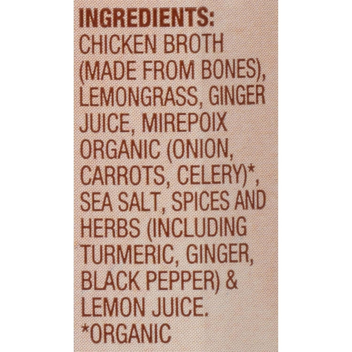 Kitchen Basics Turmeric Ginger Lemongrass Bone Broth, 8.25 fl oz (Case of 12)