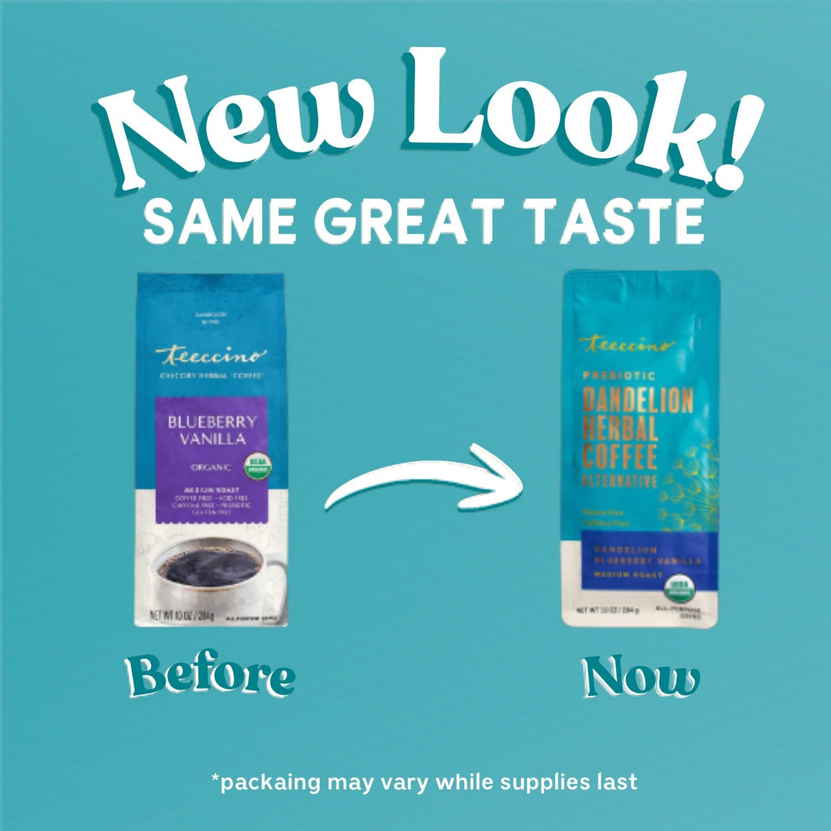 Blueberry Vanilla Chicory Herbal Coffee