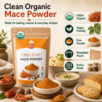 Organic Ground Mace – For Béchamel, Cakes & Biryani