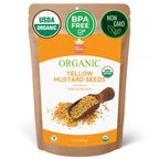 Organic Yellow Mustard Seeds – For Pickling & Cooking