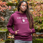 Chitlins State of Mind Hoodie in Maroon