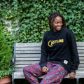 Cotton Club - Chitlins Sweatshirt in Black & Gold