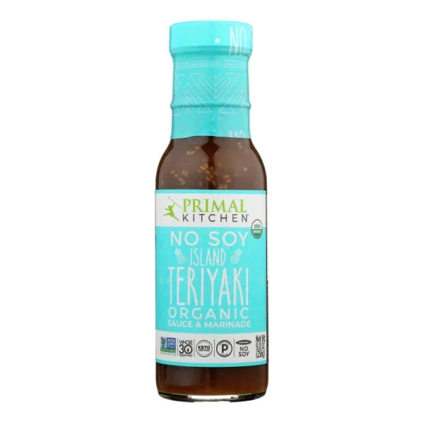 Primal Kitchen No Soy Teriyaki Island Sauce, 9 oz (Case of 6)