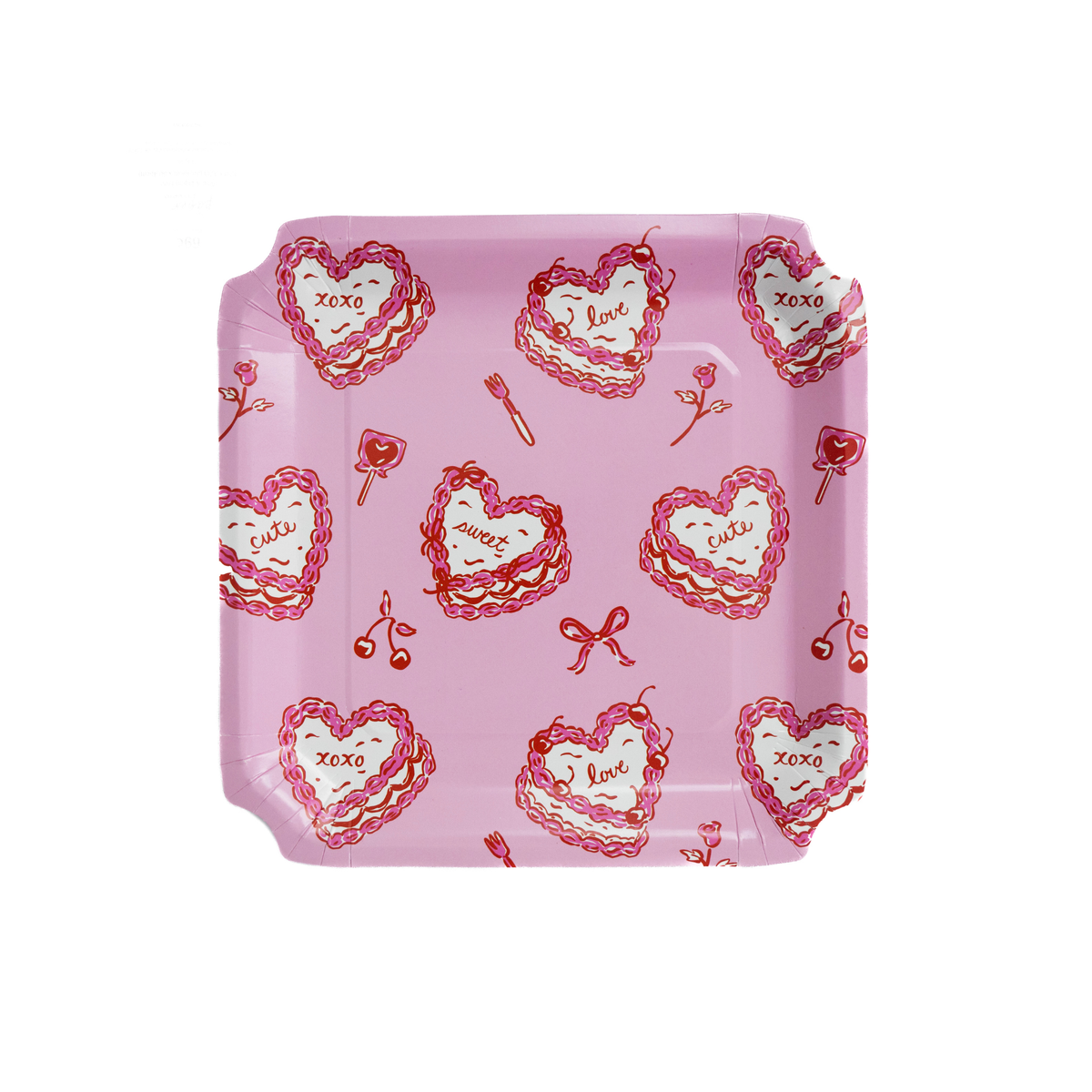 XOXO Party Plate