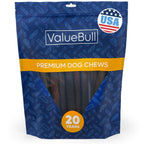 ValueBull USA Beef Collagen Sticks, 12 Inch Super Jumbo Chews, 10 Count