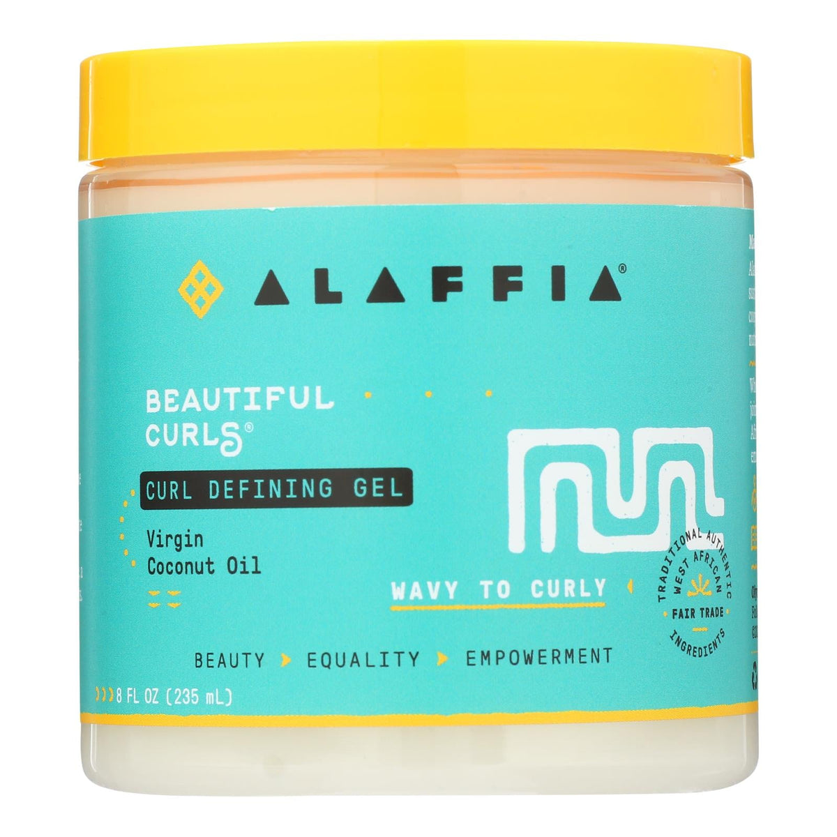 Alaffia Hair Gel Curl Defining (8 Fl Oz)