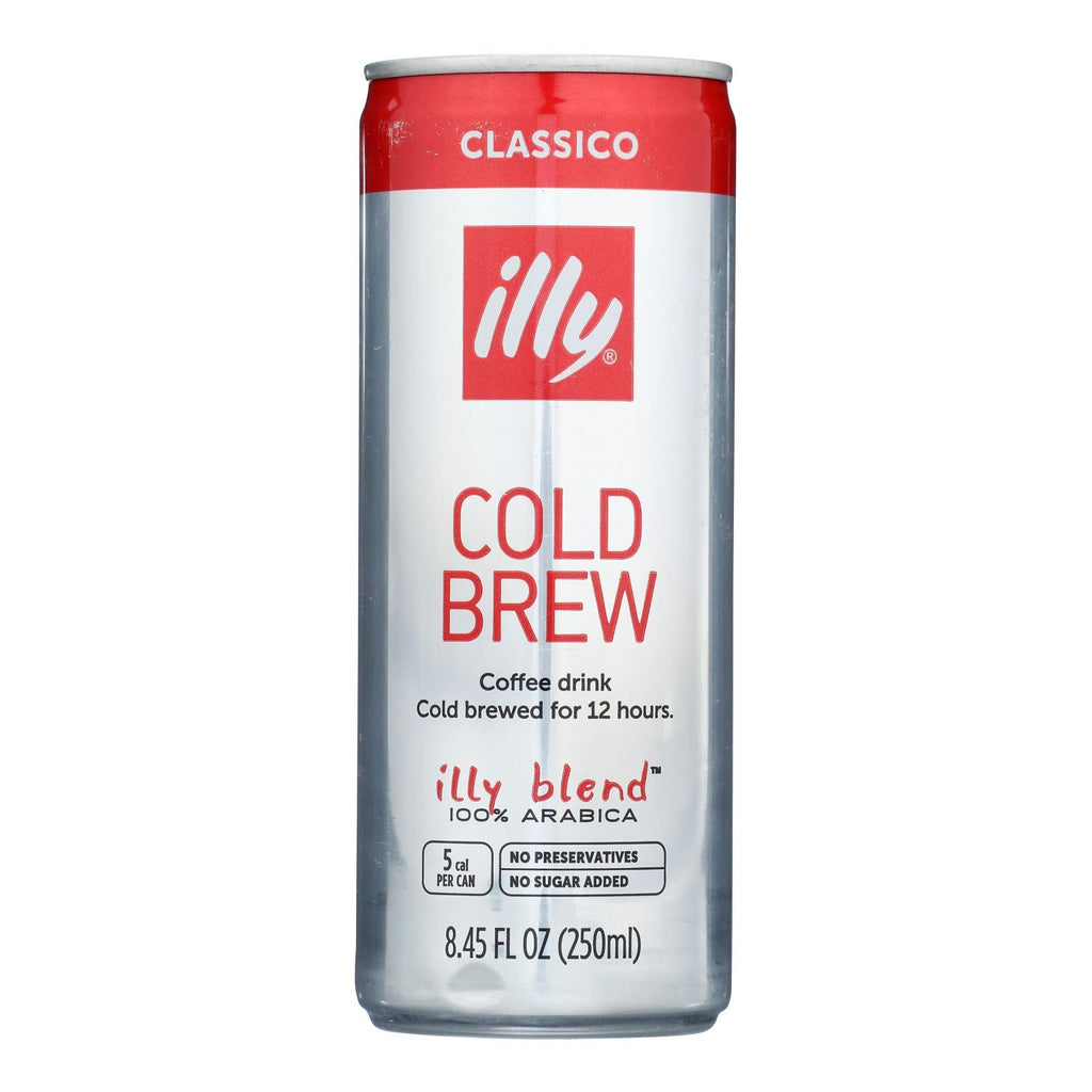 illy Cold Brew Coffee Drink, 8.45 fl oz (Case of 12)