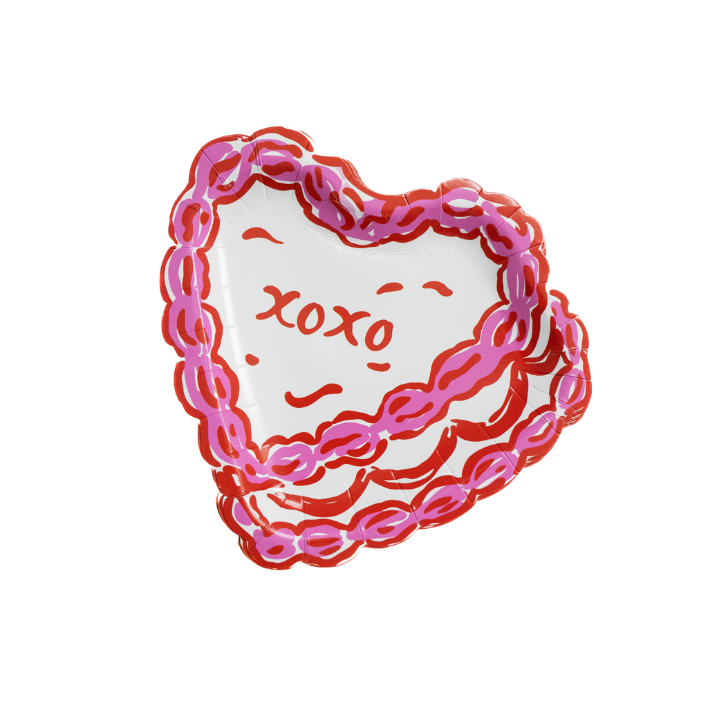 XOXO Heart Cake Plate
