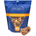 ValueBull Beef Trachea Bites for Small Dogs, Premium, 1 Pound