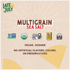 Late July Gluten Free Multigrain Sea Salt Tortilla Chips, 7.5 oz (Case of 12)