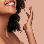 1.0 cttw diamond swirl beaded link bracelet in.925 sterling silver 7.25 bijoux-nyc direct