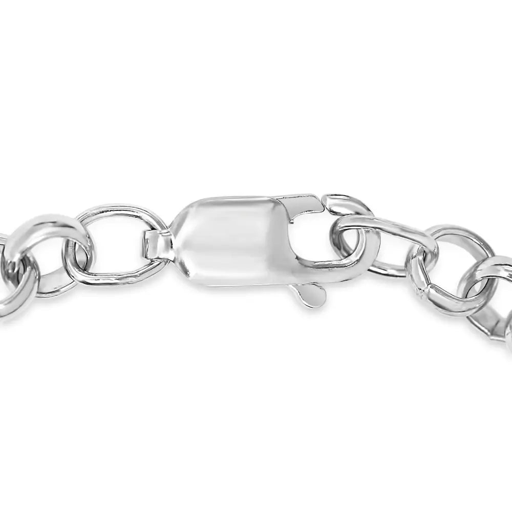 Open heart and infinity charm bracelet in sterling silver 7 inches bijoux-nyc direct