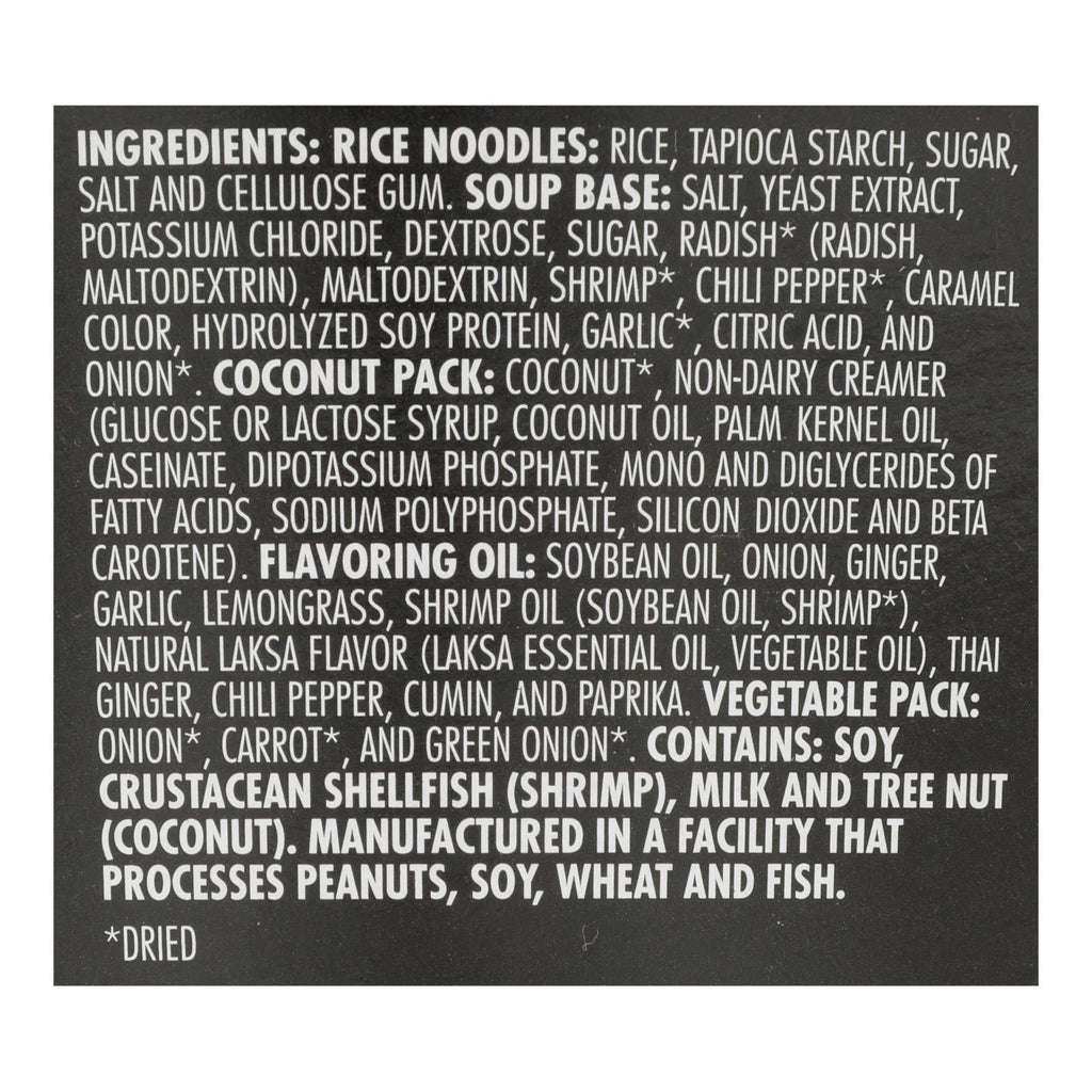 Snapdragon Singapore Curry Rice Noodle Bowl, 2.1 oz (Case of 6)
