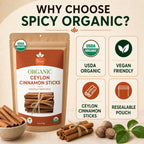 Organic Ceylon Cinnamon Sticks – True Cinnamon Quills