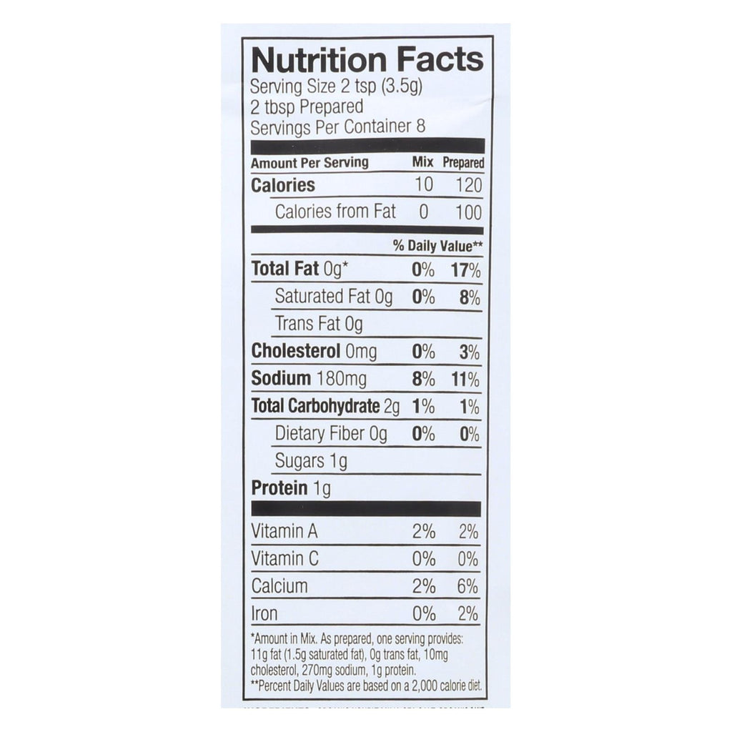 Simply Organic Ranch Salad Dressing Mix, 1 oz (Case of 12)